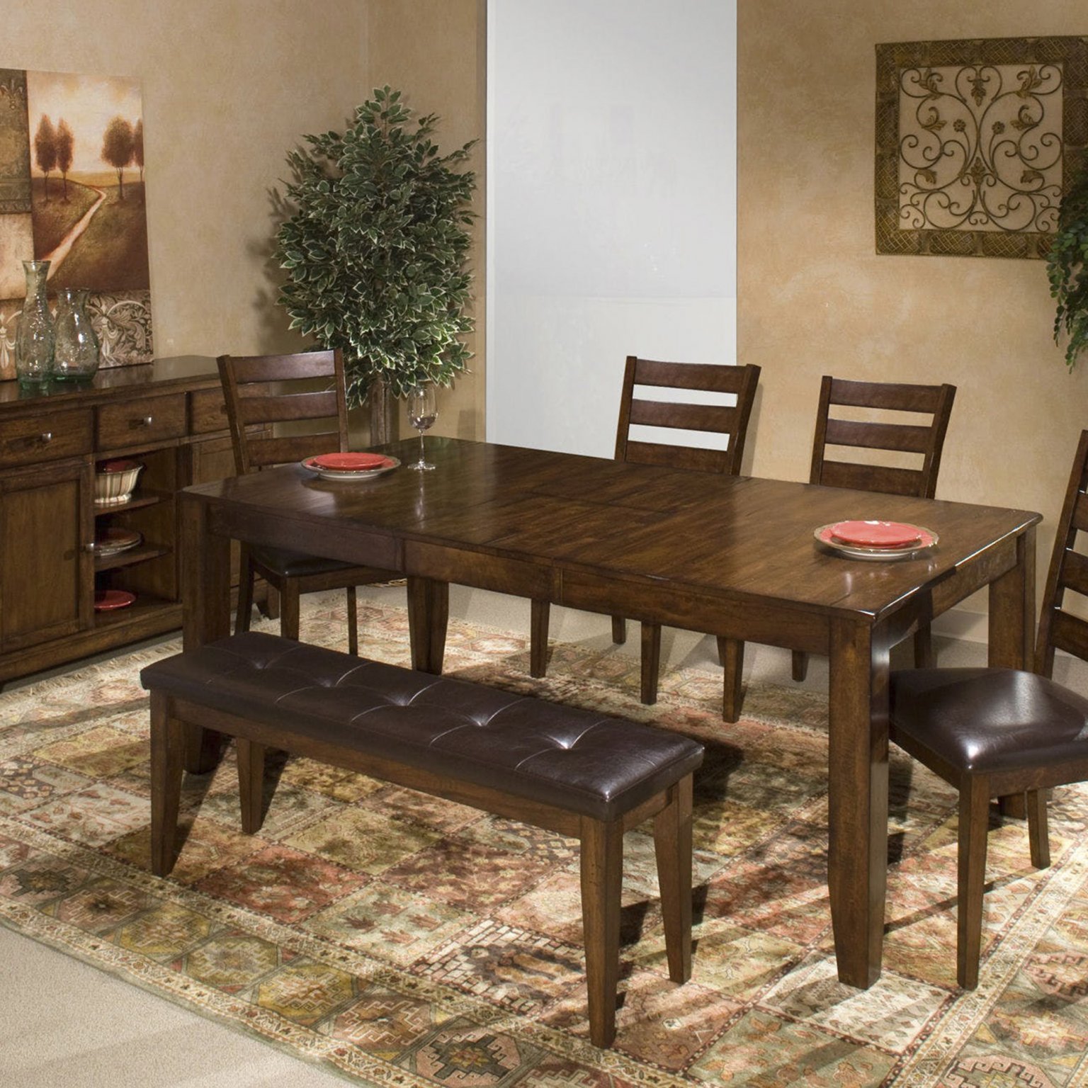 Kona Dining Table Raisin Intercon Furniture