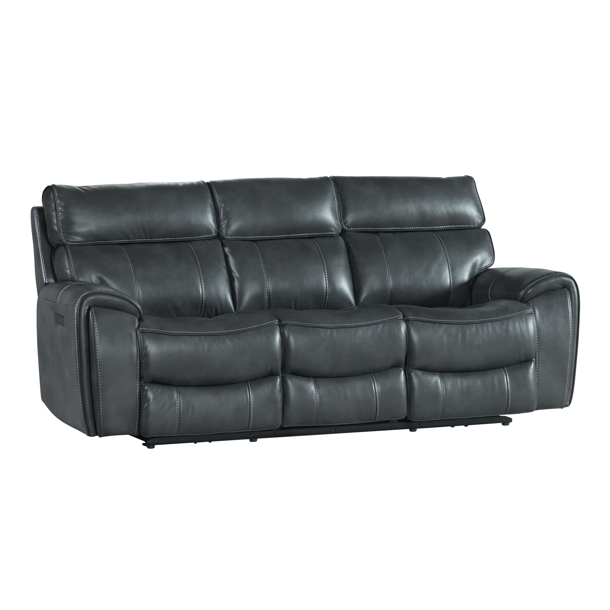 Summit Dual-Power Sofa | Bolero Slate - intercon-furniture